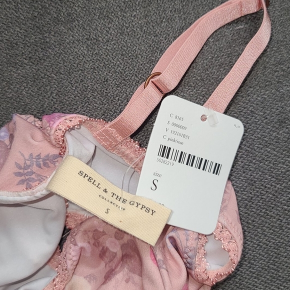 New spell designs wild bloom bralette bra blush S - Picture 12 of 16